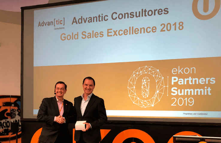 Ekon nos reconoce con el Gold Sales Excellence
